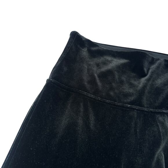 Spanx Ready To Wow Velvet Leggings Women’s Large Black High Rise Pull On NWT New - Picture 3 of 11